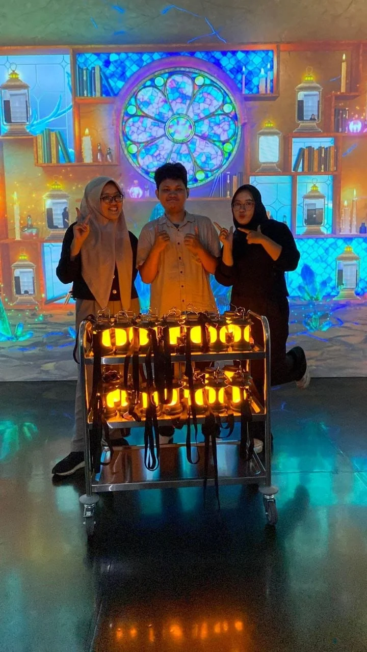 Nawa Majika interactive installation documented during an internship